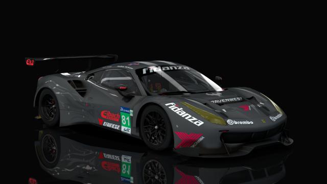 Hill-climb Ferrari 488 GTE for Assetto Corsa