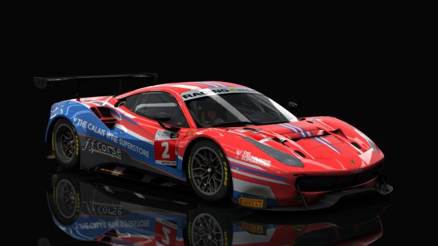 Hill-climb Ferrari 488 GTE for Assetto Corsa