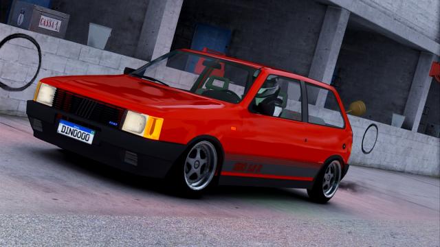 Fiat Uno 1.6R encapetado v2