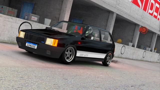 Fiat Uno 1.6R encapetado v2 для Assetto Corsa