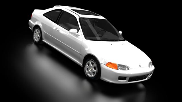 Honda Civic EJ-1 Coupe Stock для Assetto Corsa