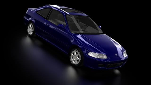 Honda Civic EJ-1 Coupe Stock для Assetto Corsa