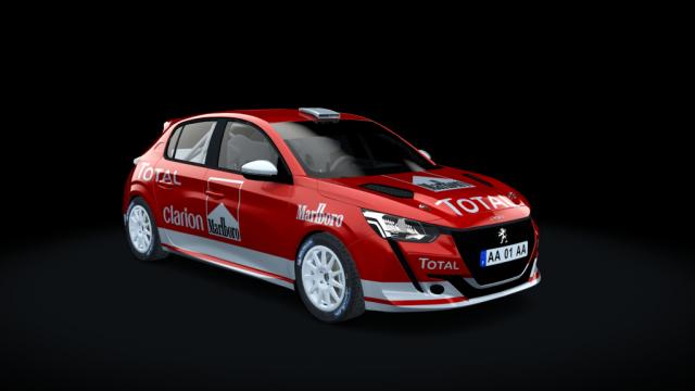 Peugeot 208 Rally 4 для Assetto Corsa