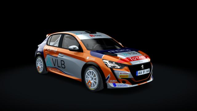 Peugeot 208 Rally 4 для Assetto Corsa