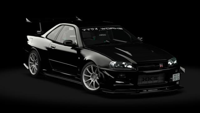 Nissan Skyline Gt-r Bnr34 Mamasao Works для Assetto Corsa
