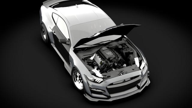 Ford Shelby GT500 Single Turbo для Assetto Corsa