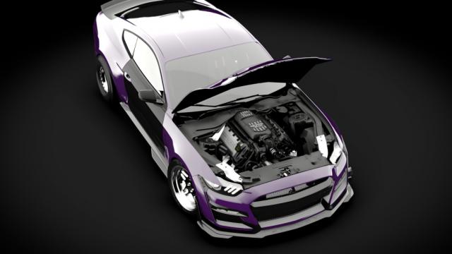 Ford Shelby GT500 Single Turbo для Assetto Corsa