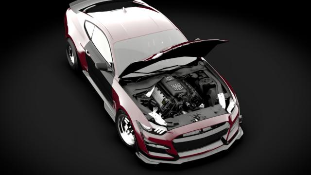 Ford Shelby GT500 Single Turbo для Assetto Corsa