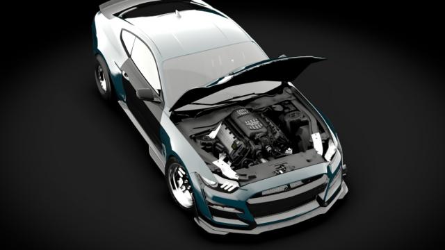Ford Shelby GT500 Single Turbo для Assetto Corsa