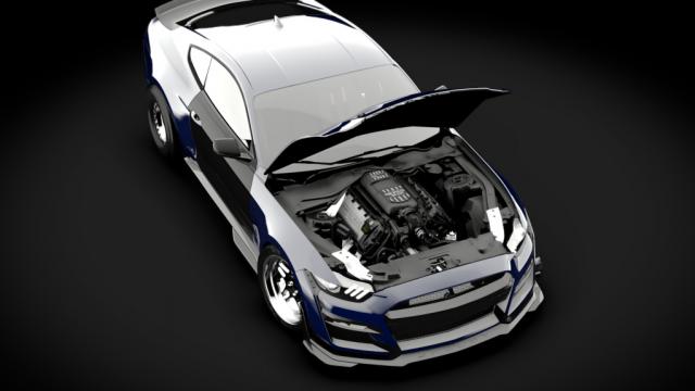 Ford Shelby GT500 Single Turbo для Assetto Corsa
