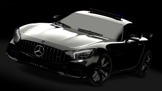 Mercedes-Benz AMG GTR Police 2014 for Assetto Corsa
