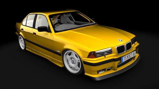 LM - BMW E36 Sedan V1 для Assetto Corsa