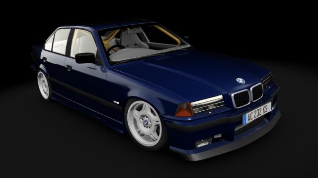 LM - BMW E36 Sedan V1 для Assetto Corsa