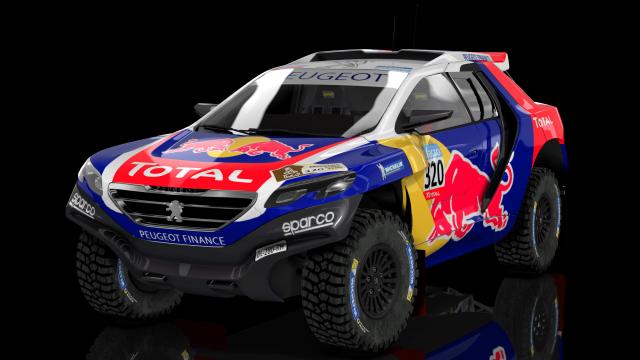 Dakar Peugeot 2008 T1 для Assetto Corsa