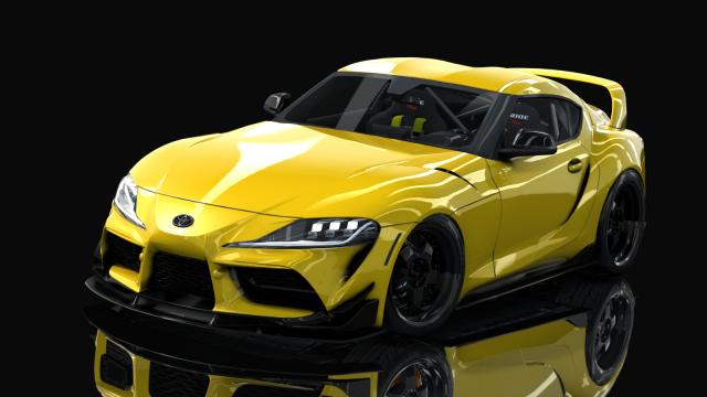 Toyota Supra GR A90 2JZ By HitachiMedia для Assetto Corsa