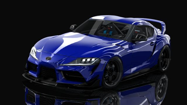 Toyota Supra GR A90 2JZ By HitachiMedia для Assetto Corsa