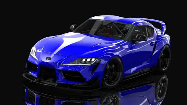 Toyota Supra GR A90 2JZ By HitachiMedia для Assetto Corsa