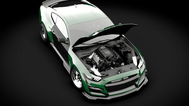 Ford Shelby GT500 Drag Turbo Tinko x MkElite! для Assetto Corsa