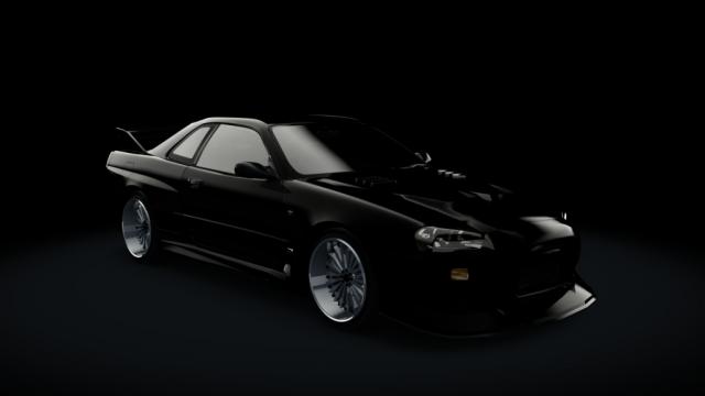 Nissan Veilside Street Drag R34 GT-R for Assetto Corsa