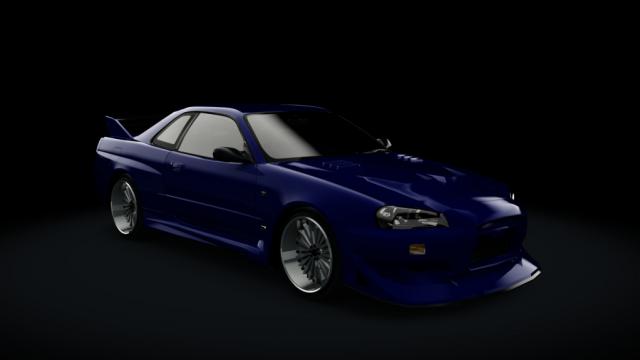 Nissan Veilside Street Drag R34 GT-R for Assetto Corsa