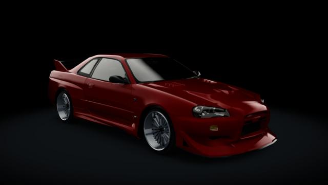Nissan Veilside Street Drag R34 GT-R for Assetto Corsa