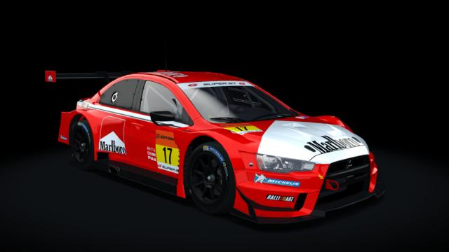 Mitsubishi Lancer EVO GT300 для Assetto Corsa