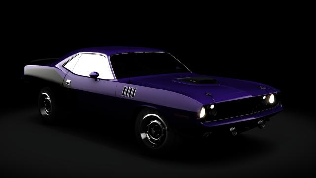 Plymouth Cuda 426 Hemi для Assetto Corsa