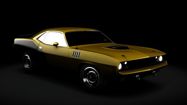 Plymouth Cuda 426 Hemi для Assetto Corsa