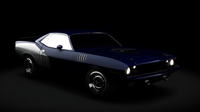 Plymouth Cuda 426 Hemi для Assetto Corsa