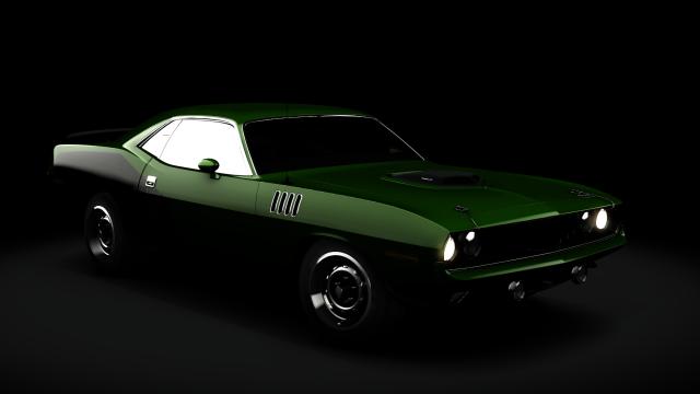 Plymouth Cuda 426 Hemi для Assetto Corsa
