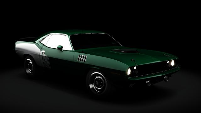 Plymouth Cuda 426 Hemi для Assetto Corsa