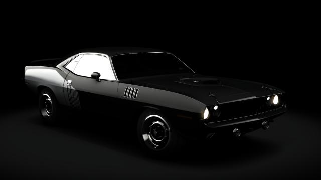 Plymouth Cuda 426 Hemi для Assetto Corsa