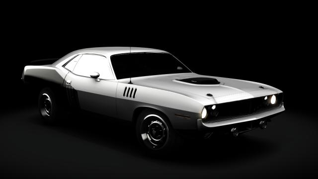 Plymouth Cuda 426 Hemi для Assetto Corsa
