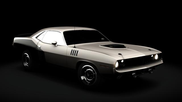 Plymouth Cuda 426 Hemi для Assetto Corsa