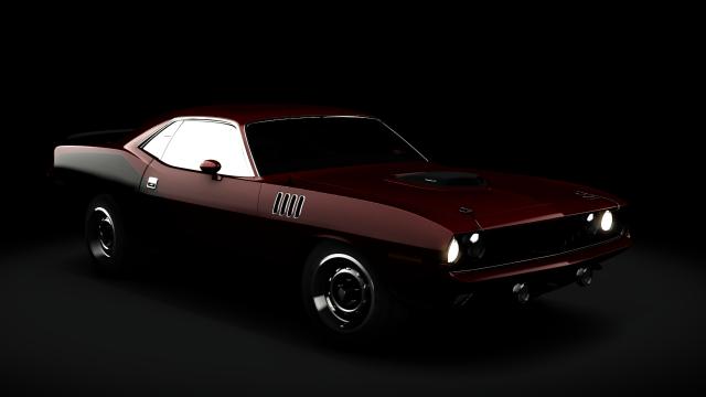Plymouth Cuda 426 Hemi для Assetto Corsa