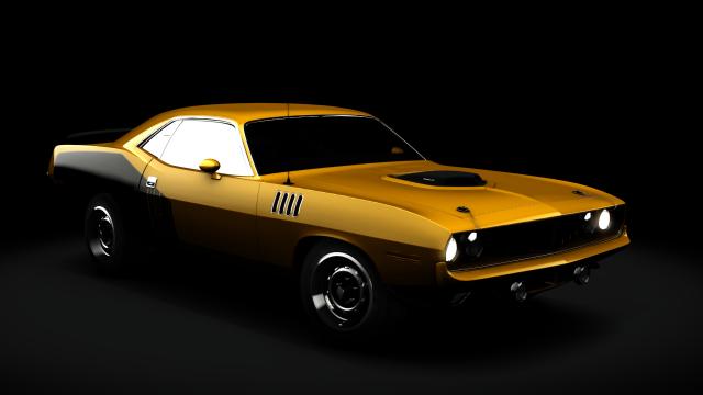 Plymouth Cuda 426 Hemi для Assetto Corsa