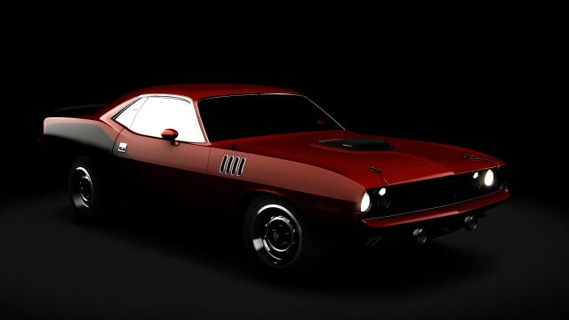 Plymouth Cuda 426 Hemi для Assetto Corsa