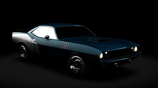 Plymouth Cuda 426 Hemi для Assetto Corsa