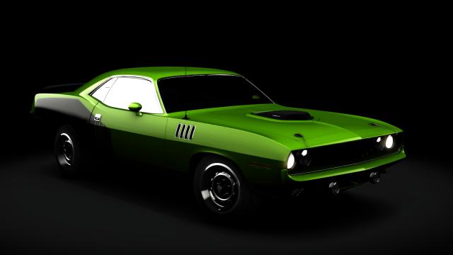 Plymouth Cuda 426 Hemi для Assetto Corsa