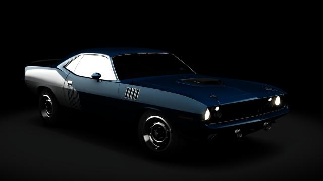 Plymouth Cuda 426 Hemi для Assetto Corsa