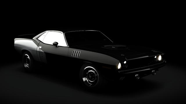 Plymouth Cuda 426 Hemi для Assetto Corsa