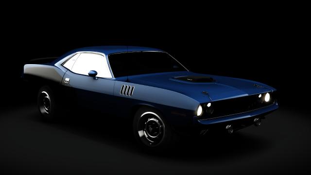 Plymouth Cuda 426 Hemi для Assetto Corsa