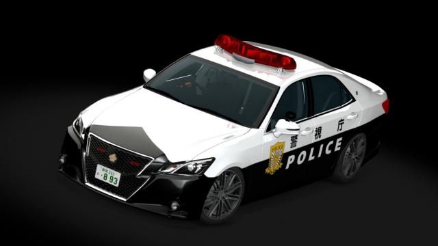 Crown S210 Japan Police