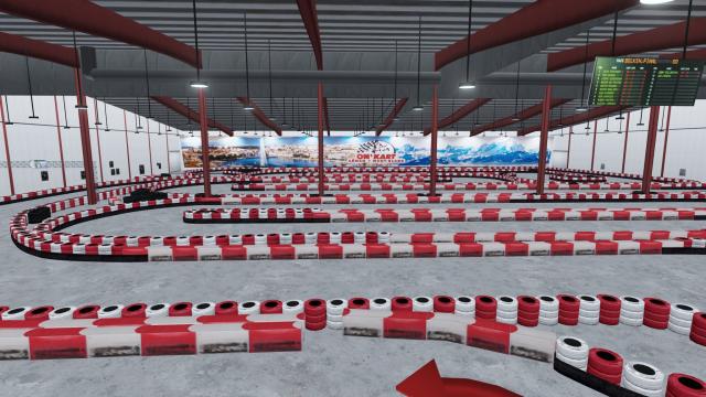 Indoor Go-Kart track для Assetto Corsa