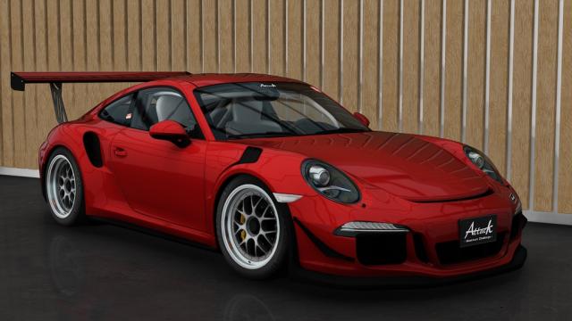 Porsche 911 (991) GT3 RS Team Mid Night для Assetto Corsa