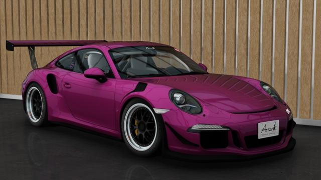 Porsche 911 (991) GT3 RS Team Mid Night для Assetto Corsa