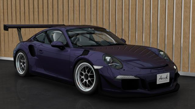 Porsche 911 (991) GT3 RS Team Mid Night для Assetto Corsa