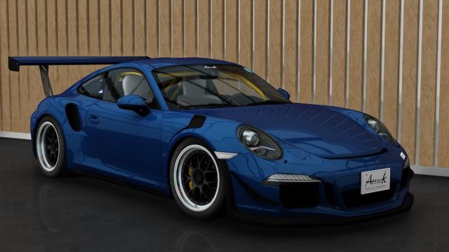 Porsche 911 (991) GT3 RS Team Mid Night для Assetto Corsa