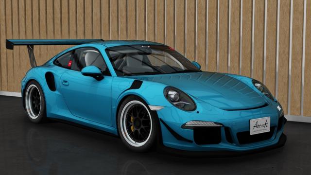 Porsche 911 (991) GT3 RS Team Mid Night для Assetto Corsa