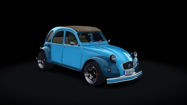 Citroen 2CV 1970 F1 Tuned для Assetto Corsa